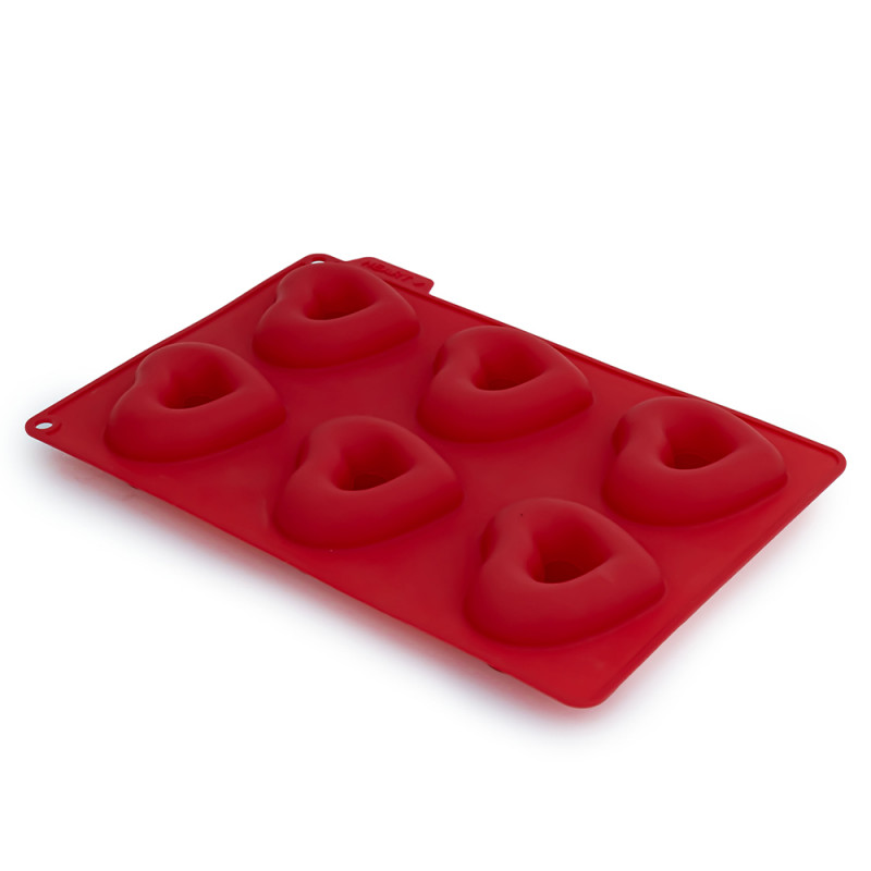 CECOA - MOULE SILICONE 6 COEURS 3D - Cdiscount Maison