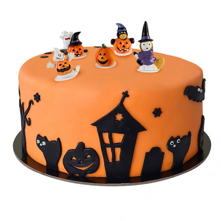 5 Décorations pour gâteau d'Halloween