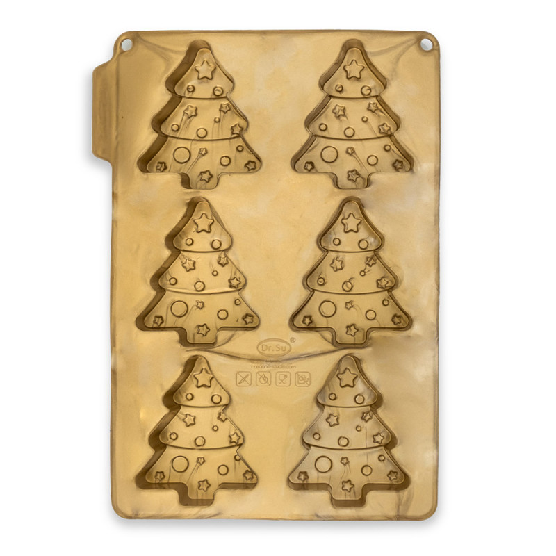 MEZHEN Moules en Silicone Noël Moulle Silicone Sapin de Noël Moules à  Gâteaux 3D Moules à Pâtisserie Chocolat Savon Antiadhésif Moule de Cuisson  Noël Pain D'épice Père Noël 2 Pièces : 