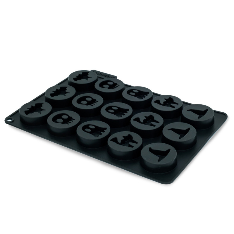 Moule Anti-adhérent Biscuits Halloween 44 x 28 cm (x12) Ibili -  , Achat, Vente