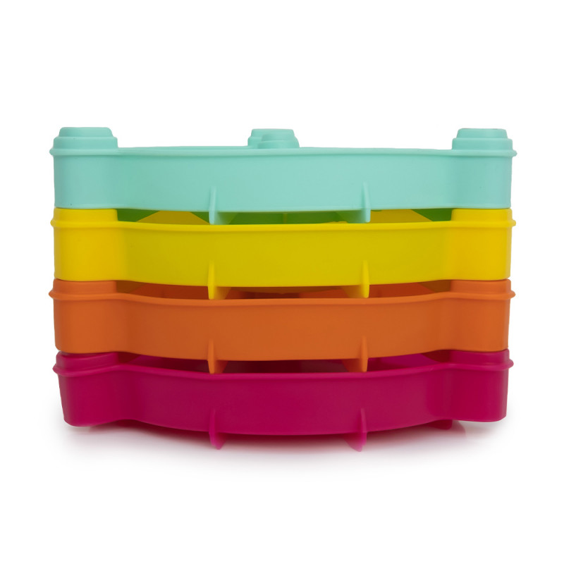 Kit Rainbow Cake 6 Pouces, 4pcs Moules à Gâteau arc-en-ciel en Silicone, Moule  Gâteau Rond en Silicone, Moule de Cuisson Anti-adhésifs Rainbow Cake  Silicone pour Gateaux Pain Tarte : : Cuisine et