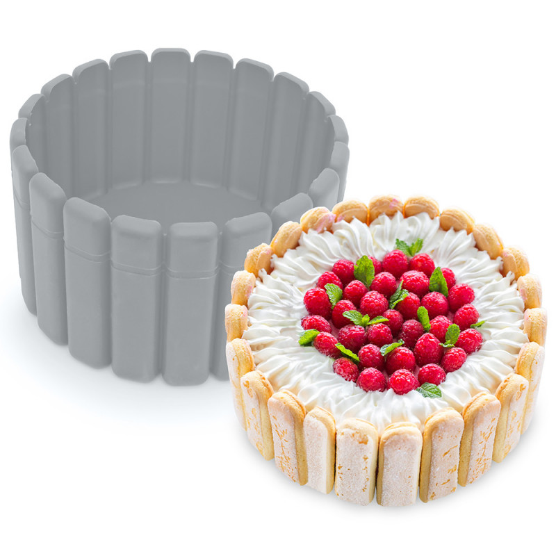 Moule Silicone Cake en Stock®  CHARLOTTE – Ø 22 x Prof. 9,5 cm - Artgato