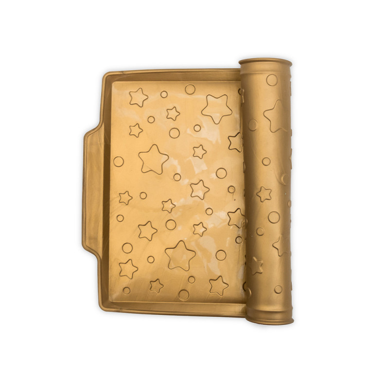 MOISE - Plaque à génoise en silicone - marron 36x26,5cm