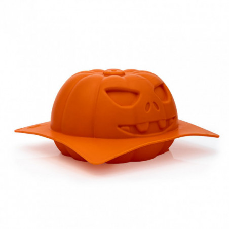 Moules Silicone Halloween En Forme De Citrouille 3D - 2 Pièces Orange - Pour Chocolat, Gâteau, Glace, Savon - Résistant Au Four Et Micro-ondes