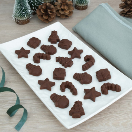 Moule à 30 chocolats de Noël
