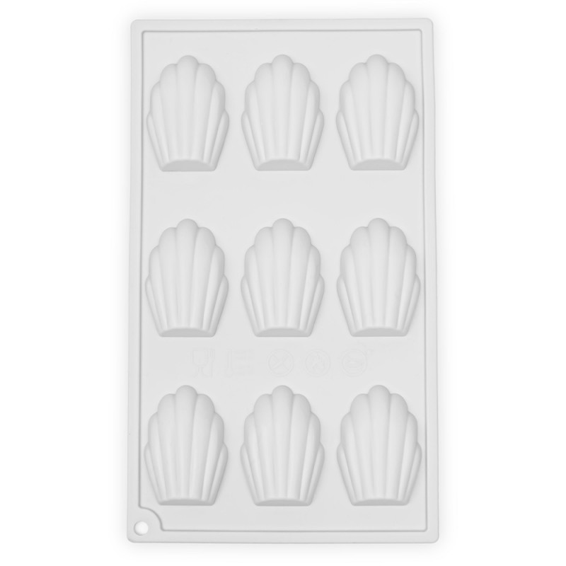 Surflyee Lot de 3 Moules à Madeleine en Silicone, Moule Madeleine Silicone,  9 Cavités Moule Madeleine, Moules en Silicone en Forme de Coquille pour  Madeleine, Biscuits, Chocolat, Bonbons, Pudding : : Cuisine