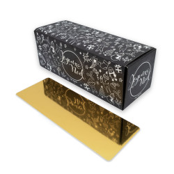 Boîte à bûche de Noël
