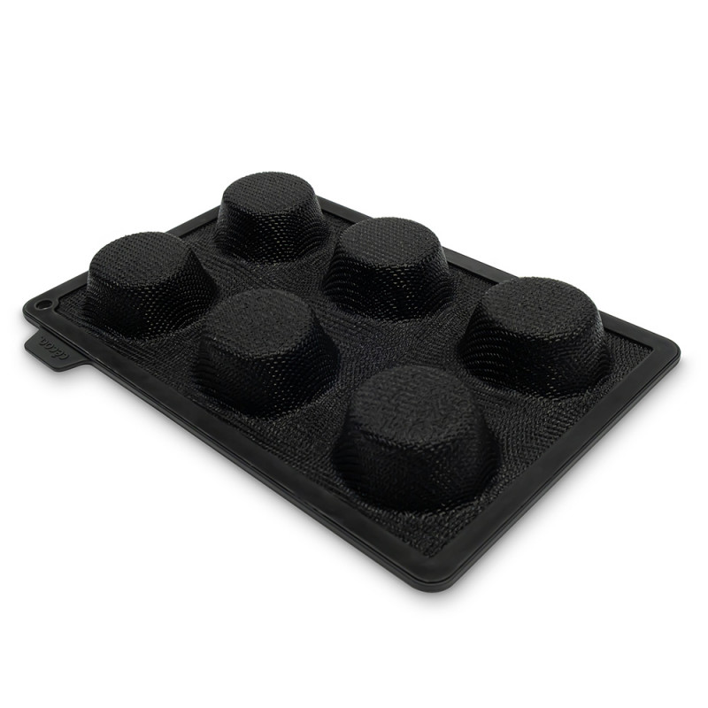 Black basique - Moule à 9 financiers fibre de verre silicone