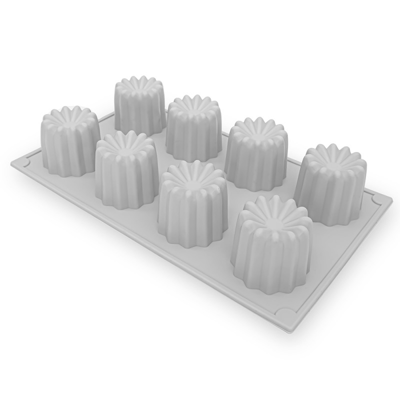 Moule à 8 cannelés silicone