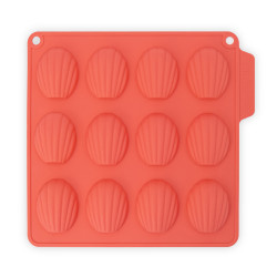 Moule à Mini Cakes Silicone 9 Trous | 2 Moules Antiadhésifs Vert Et Beige | Avec Poignées Métal | Pour Brownies, Petits Pains, Gâteaux | Résiste -40°C à 230°C
