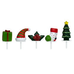 5 décorations pour bûche de...