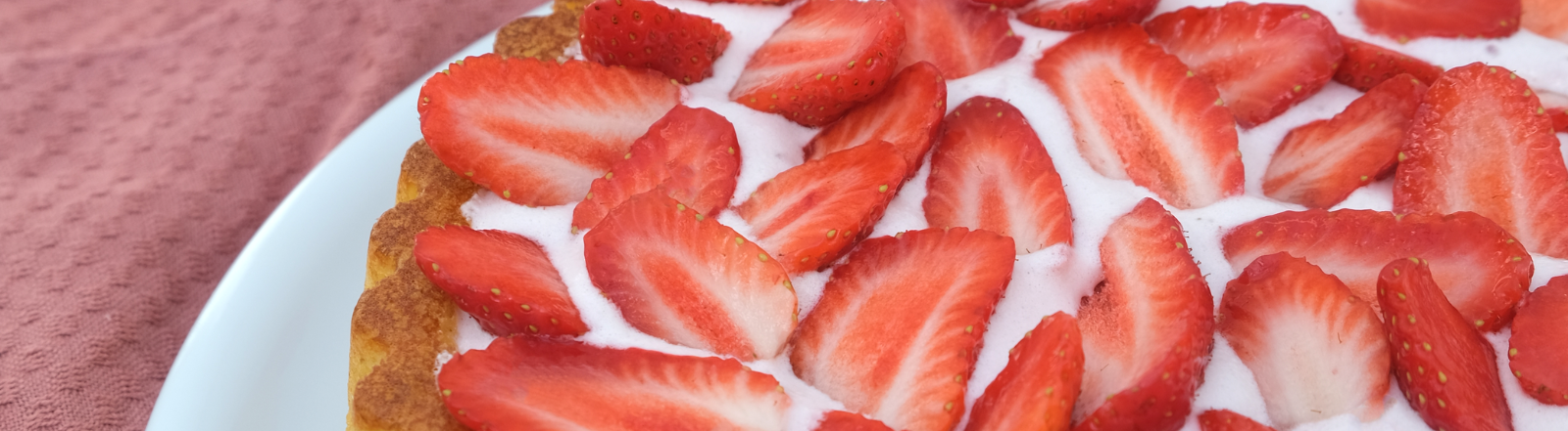 Tarte renversée fraises