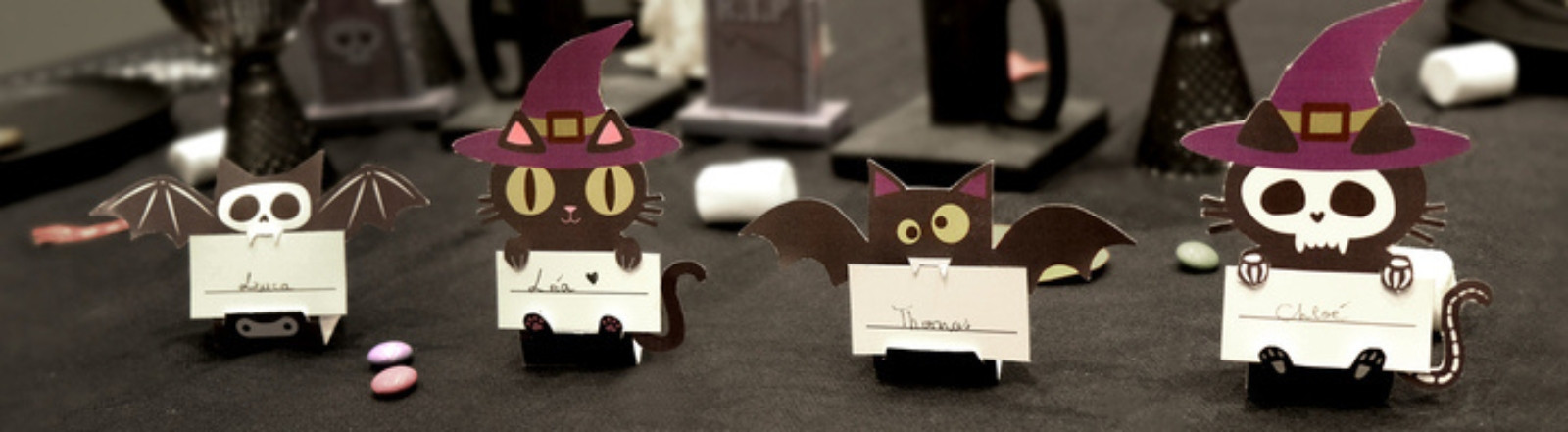 DIY d'Halloween : Marque-places