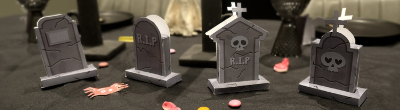 DIY d'Halloween : Décoration en forme de tombe