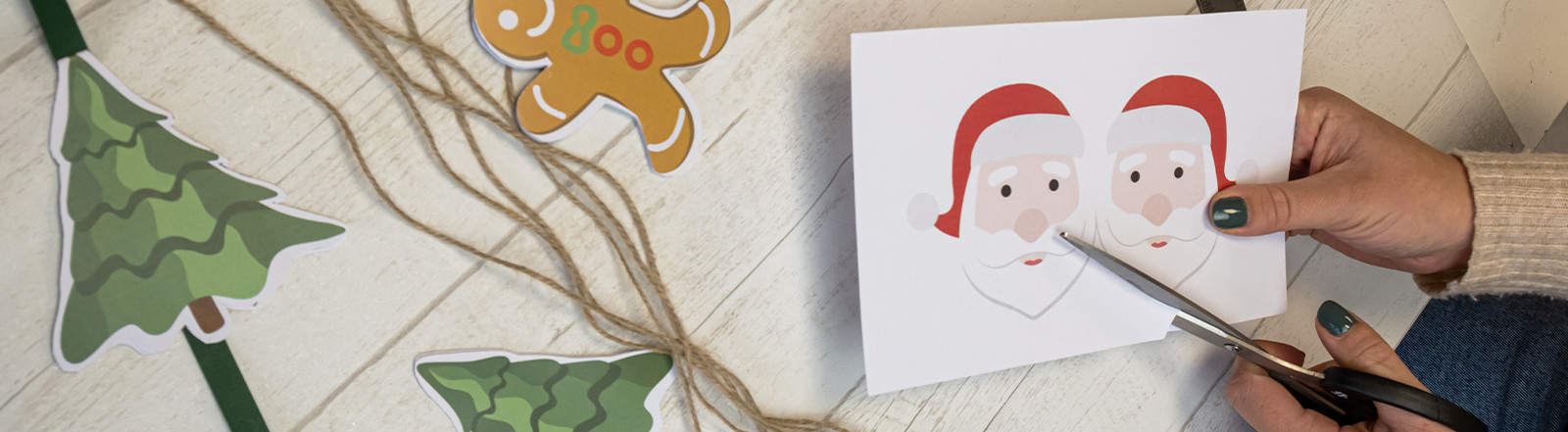 Guirlandes de Noël à imprimer Guirlandes de Noël à imprimer