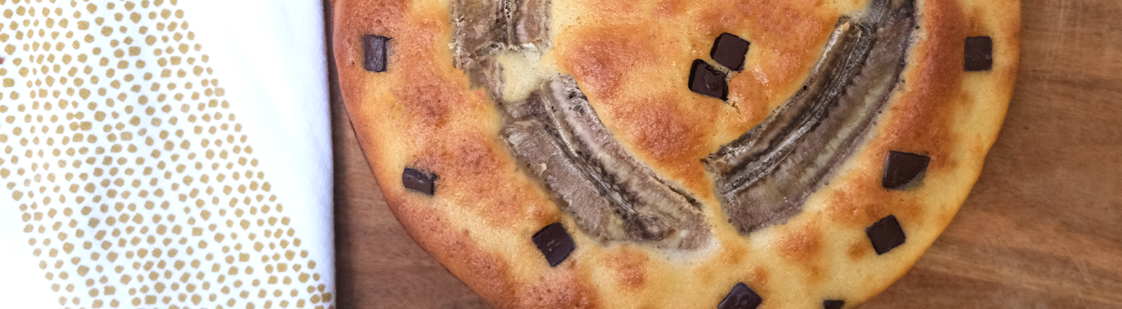 Gâteau bananes & pépites de chocolat