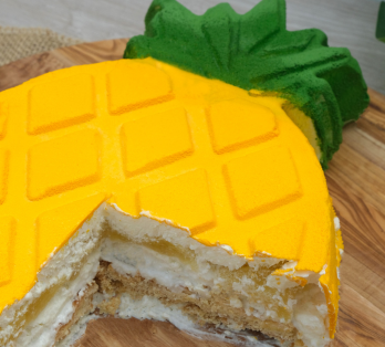 Entremets Ananas et coco