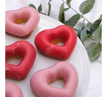 Donuts cœurs pour la Saint-Valentin