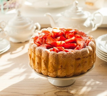 Charlotte aux fraises